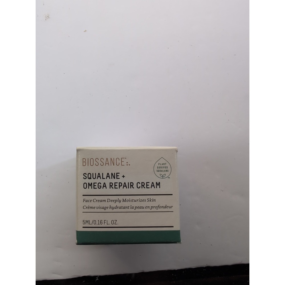 BIOSSANCE Squalane +‎ Omega Repair Cream 5ml Authentic. New